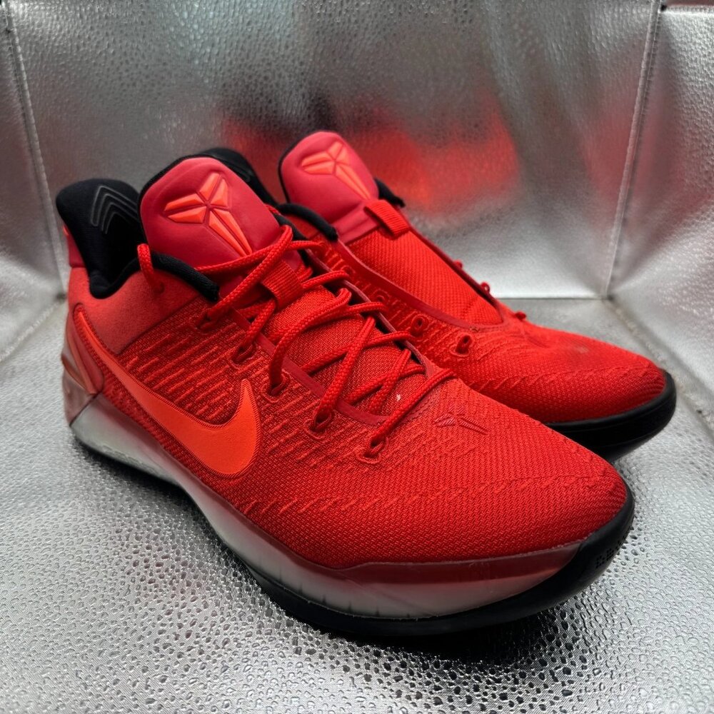 Size 7 Nike Kobe A.D University Mens Red Black Basketball‎ Shoes 852425-608